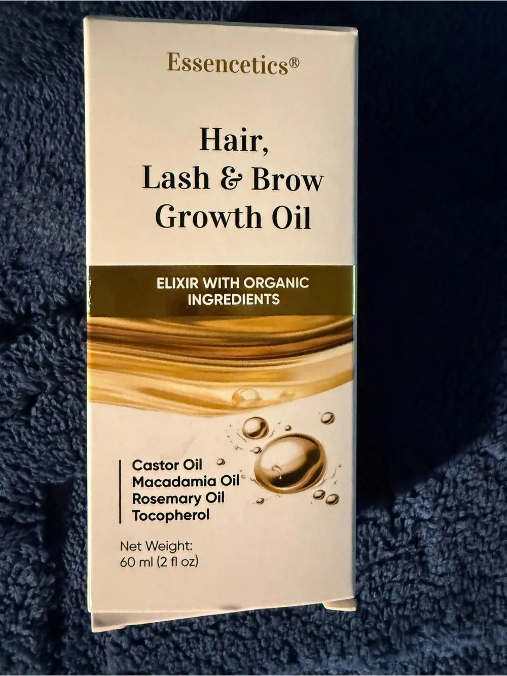 Hair, Lash & Brow Growth Oil — Gold-Tinted Nourishing Oil -